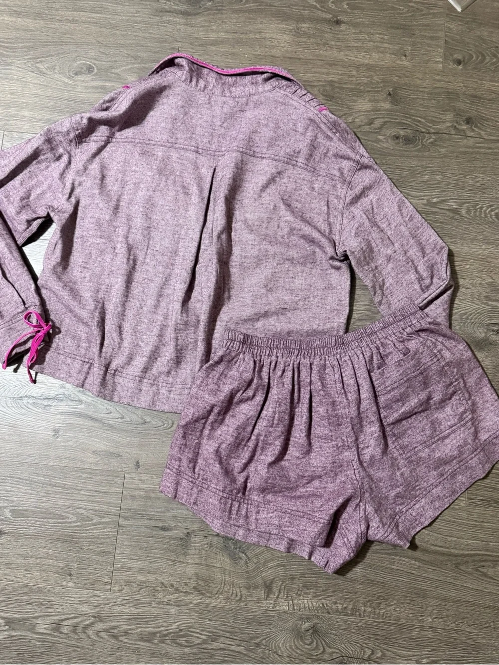 *NWT* Free People Close to Home Flannel Pajama Set in Cactus Flower